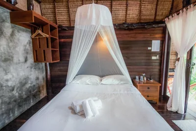Habitación Doble Estándar con ventilador — Baan Talay Koh Tao Resort & Yoga